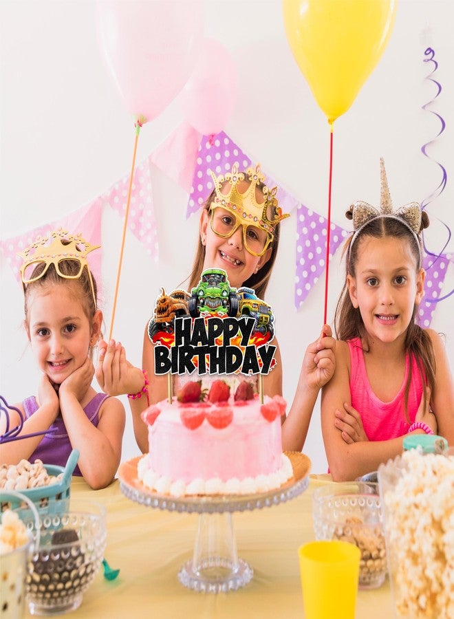 سيال غلاف كعكة عيد ميلاد سعيد مونستر تراك من Seyal® - Image 4